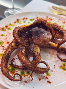 Pulpo frito Malavida Restaurante